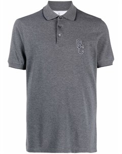 Рубашка поло с вышитым логотипом Brunello cucinelli