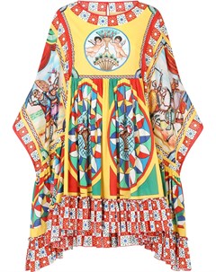 Платье асимметричного кроя с принтом Dolce&gabbana