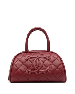 Стеганая сумка тоут 2006 го года с логотипом CC Chanel pre-owned