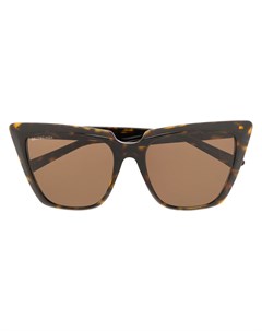 Солнцезащитные очки в оправе черепаховой расцветки Balenciaga eyewear
