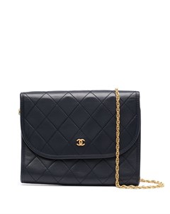 Стеганая сумка на плечо с логотипом CC Chanel pre-owned