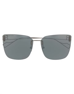 Солнцезащитные очки в квадратной оправе с логотипом BB Balenciaga eyewear