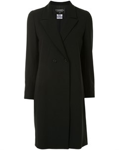 Двубортное пальто 1998 го года средней длины Chanel pre-owned