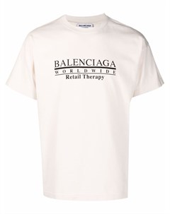 Футболка Medium Fit с логотипом Balenciaga