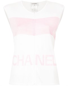 Блузка с застежкой на молнии Chanel pre-owned