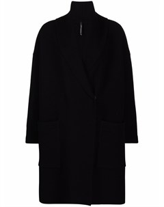 Однобортное пальто с контрастной строчкой Pierantoniogaspari