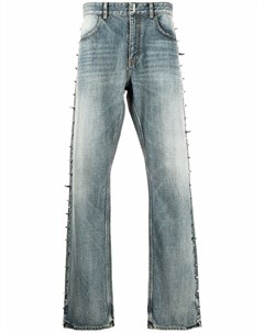 Декорированные джинсы прямого кроя Givenchy