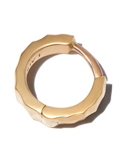 Серьга кольцо из желтого золота Laud