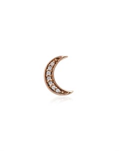 Золотая серьга Crescent Moon с бриллиантами Andrea fohrman