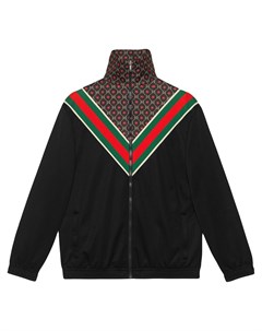 Куртка оверсайз из джерси с логотипом GG Gucci