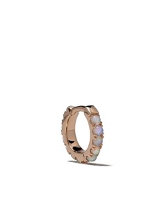 Серьга кольцо Ismene из розового золота с опалами White bird