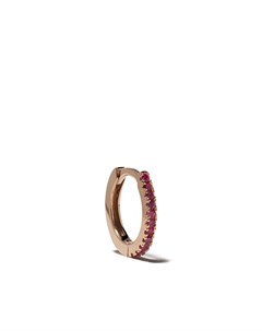 Серьга кольцо Margot из розового золота с рубинами White bird