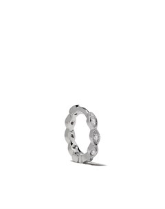 Серьга кольцо Maurine из белого золота с бриллиантами White bird