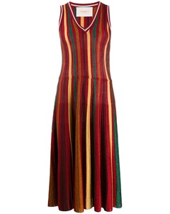 Трикотажное платье со складками La doublej