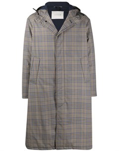 Клетчатое пальто MILAN с капюшоном Mackintosh