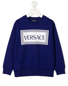 Толстовка с архивным логотипом Versace kids