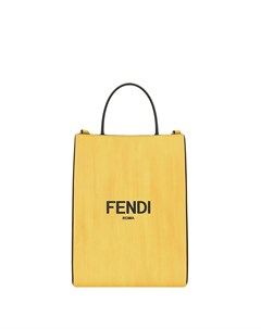 Маленькая сумка шопер с логотипом Fendi