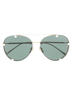Солнцезащитные очки авиаторы со стразами Valentino eyewear