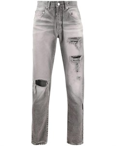 Прямые джинсы с прорезями Off-white