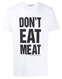 Футболка Don t Eat Meat с короткими рукавами Katharine hamnett london