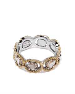 Кольцо Delight 1 из желтого золота и серебра с бриллиантами De jaegher