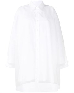 Платье рубашка с прозрачными вставками Maison margiela