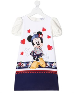 Платье с принтом Minnie Mouse Monnalisa