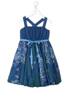 Платье Gabriella с цветочной вышивкой Marchesa notte mini