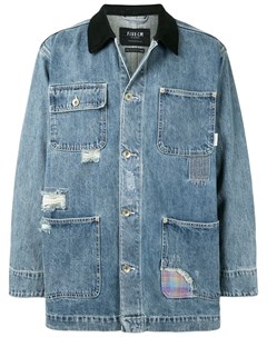 Джинсовая куртка с эффектом потертости Five cm
