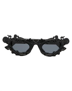 Солнцезащитные очки в скульпутрной оправе Moschino eyewear