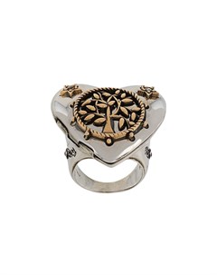 Кольцо с декором в форме сердца Alexander mcqueen