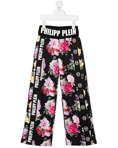 Спортивные брюки с цветочным принтом Philipp plein junior