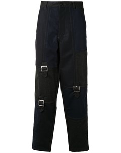 Прямые брюки с пряжками Comme des garcons shirt