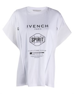 Футболка оверсайз Spirit с принтом Givenchy