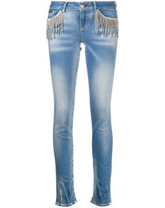 Узкие джинсы с кристаллами Philipp plein