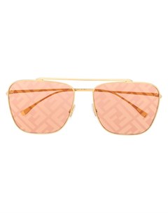 Солнцезащитные очки авиаторы с логотипом FF Fendi eyewear