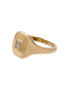 Кольцо Baguette Pinky из желтого золота с бриллиантами Shay