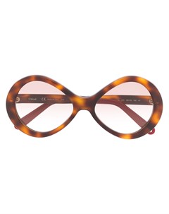 Солнцезащитные очки в оправе черепаховой расцветки Chloé eyewear