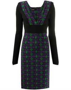 Платье 2000 х годов с геометричным узором Versace pre-owned