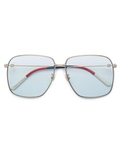 Солнцезащитные очки в квадратной оправе с затемненными линзами Gucci eyewear