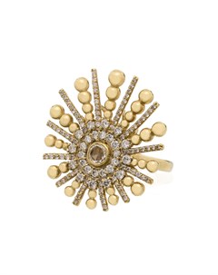 Кольцо Spoke из желтого золота с бриллиантами Mindi mond