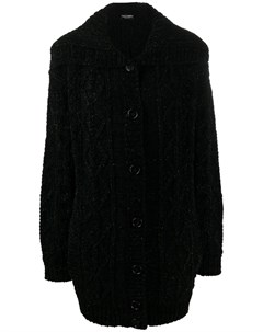 Кардиган пальто с косым воротником Dolce&gabbana