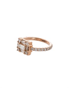 Кольцо Clarity Cube из розового золота с бриллиантами Mindi mond