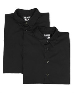 Рубашка с длинными рукавами и карманами Black comme des garçons