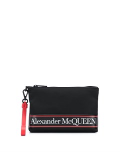 Клатч на молнии с логотипом Alexander mcqueen