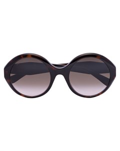 Солнцезащитные очки Havana в круглой оправе черепаховой расцветки Gucci eyewear