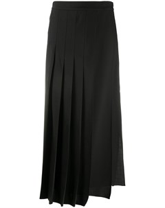 Плиссированная юбка асимметричного кроя Brunello cucinelli