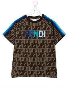 Футболка с логотипом FF Fendi kids