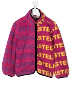 Флисовая куртка с принтом Stella mccartney kids