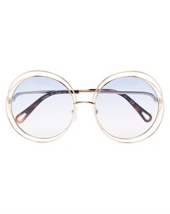 Солнцезащитные очки Carlina в круглой оправе Chloé eyewear